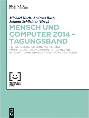 cover image of Mensch und Computer 2014 – Tagungsband